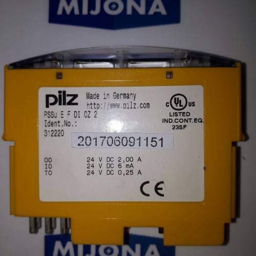 Pilz Elektronikmodul PSSu E F DI 0Z 2 312220