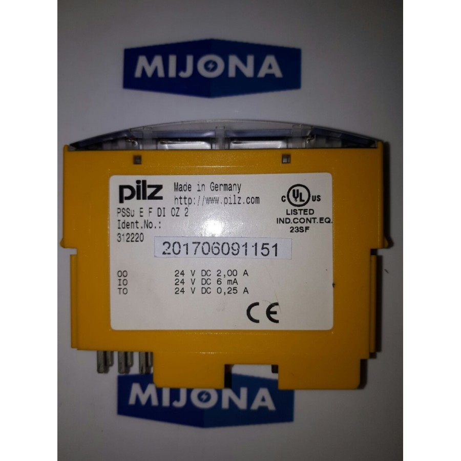 Pilz Elektronikmodul PSSu E F DI 0Z 2 312220