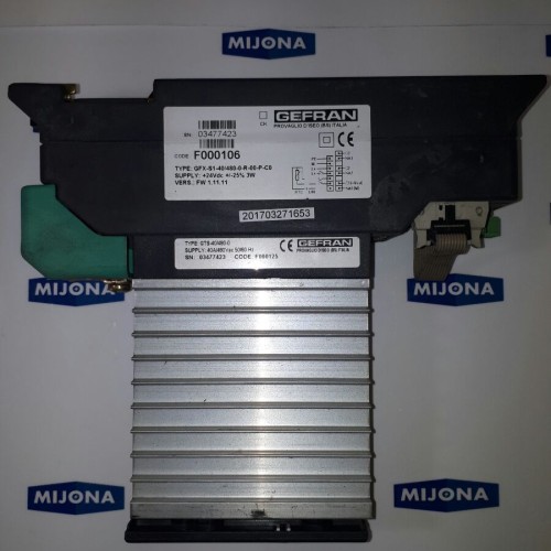 GEFRAN Halbleiterrelais GFX 40A/480 Vac AC1 50/60Hz
