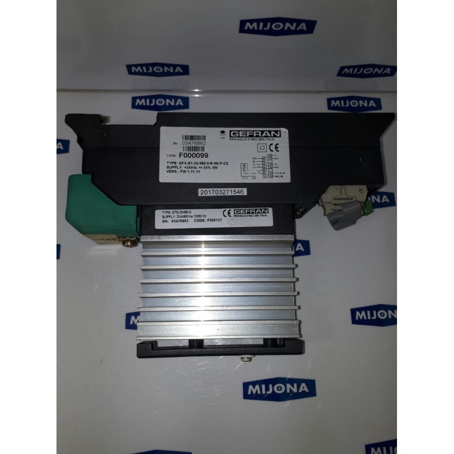 GEFRAN Halbleiterrelais GFX 25A/480 Vac AC1 50/60Hz