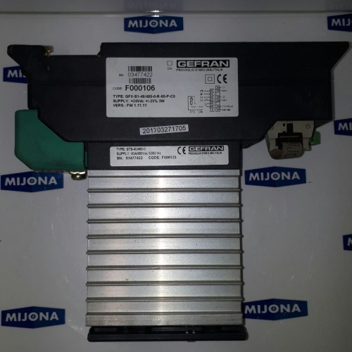 GEFRAN Halbleiterrelais GFX 40A/480 Vac AC1 50/60Hz