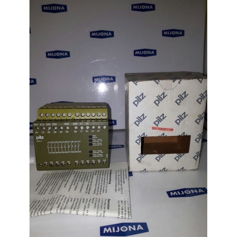 Pilz PST 4 720300 Sicherheitsrelais 24VDC 6S 4Ö 24VDC 5,5W 720300