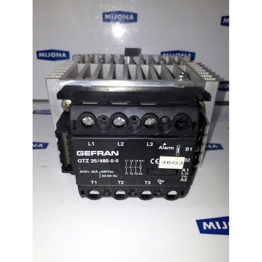 GEFRAN GTZ 25/480-0-0 25A 480 Vac 50/60 Hz