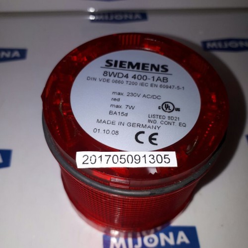 Siemens Dauerlichelement gelb 8WD4 400-1AB 230V 7W