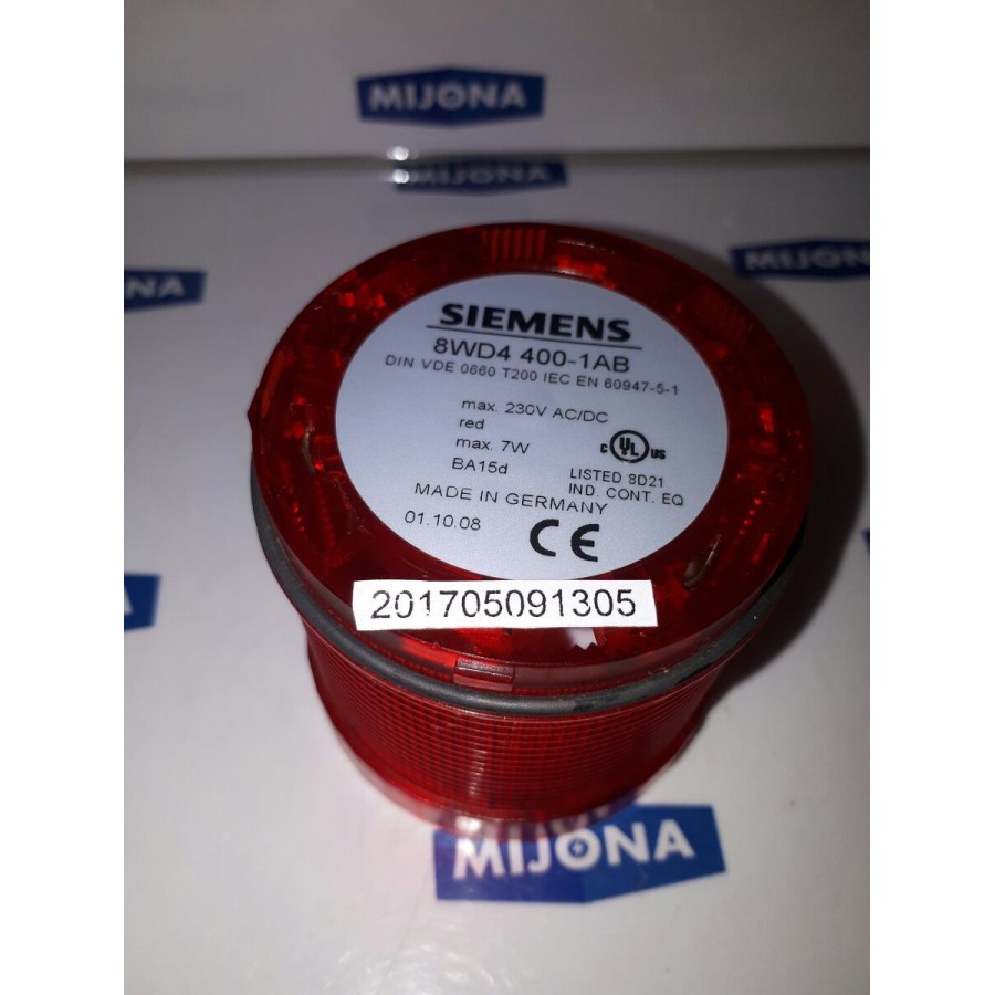 Siemens Dauerlichelement gelb 8WD4 400-1AB 230V 7W