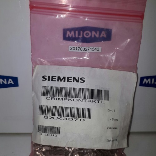 Siemens CRIMP CONTACTS FOR FRONT CONNECTOR SIMATIC TOP CONNECT 6XX3070