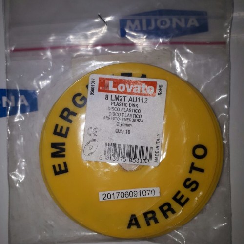 LOVATO 8 LM2T AU112 PLASTIC DISC 90mm