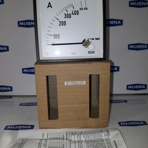 Muller Ziegler Betriebsstundenzähler 95x95mm 0-400 A Muller Ziegler Betriebsstundenzähler 95x95mm 0-400 A
