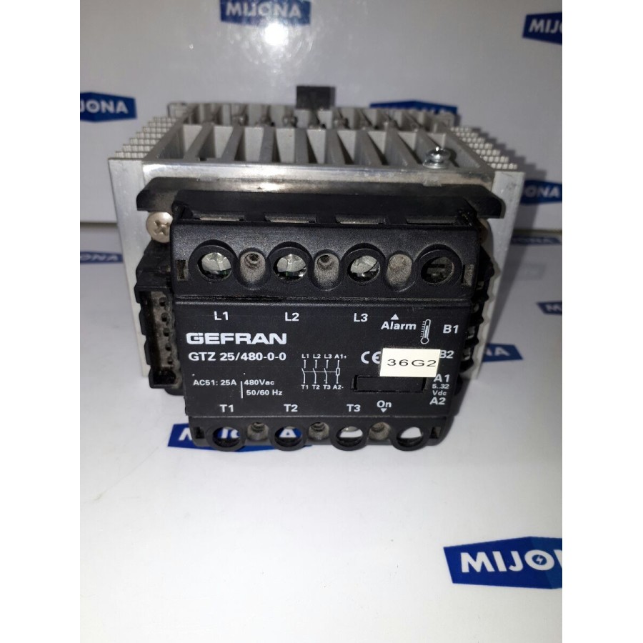 GEFRAN GTZ 25/480-0-0 25A 480 Vac 50/60 Hz GEFRAN GTZ 25/480-0-0 25A 480 Vac 50/60 Hz