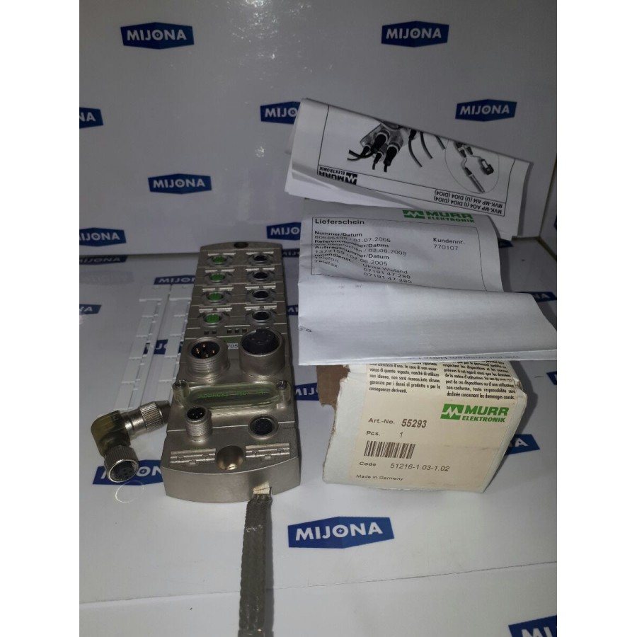 MURR ELEKTRONIK Kompaktmodul / Profibus 55293 MVK-MP AI4(U) DIO4
