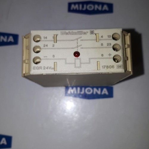 Weidmüller 17806 EGR 24V SPST Relay Weidmüller 17806 EGR 24V SPST Relay
