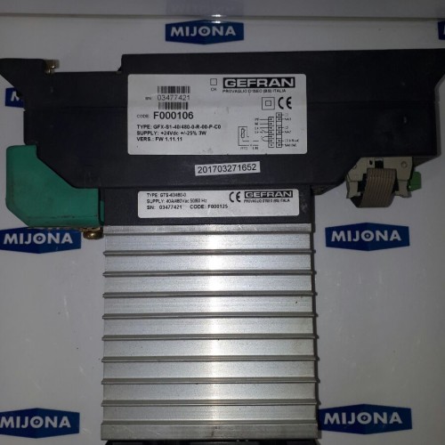 GEFRAN Halbleiterrelais GFX 40A/480 Vac AC1 50/60Hz