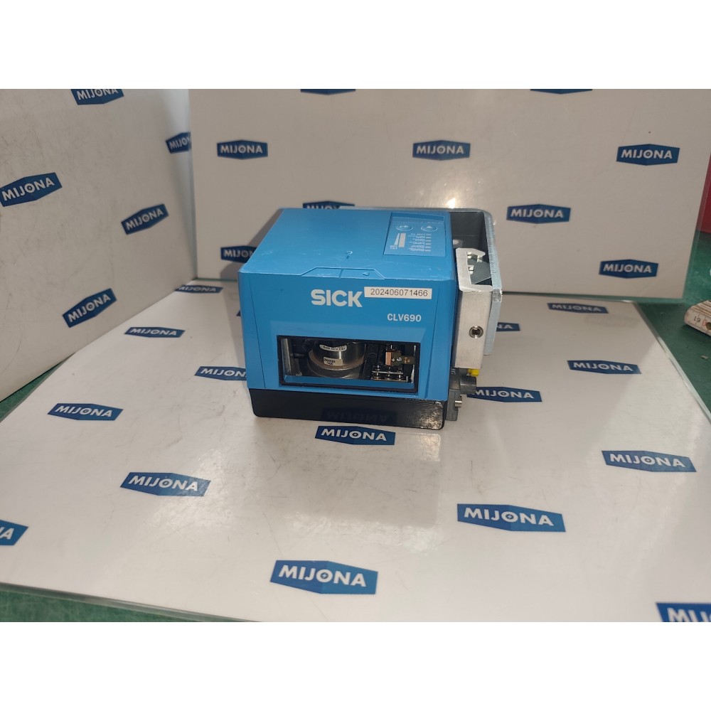 SICK CLV690 000 Fixed mount barcode scanner S/N 1420 0244 SICK CLV690 000 Fixed mount barcode scanner S/N 1420 0244