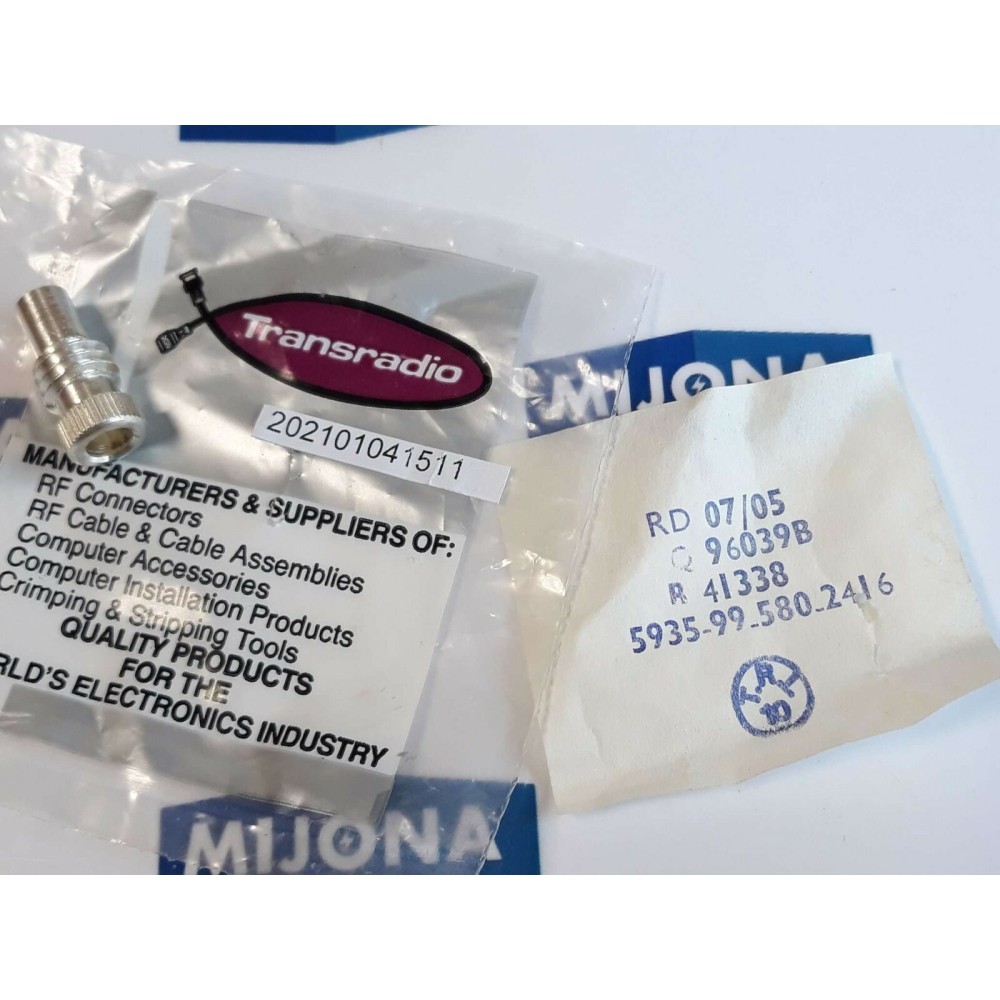 Transradio connector 5935 99 580 2416 R 41338 Q 96039B (New old stock)