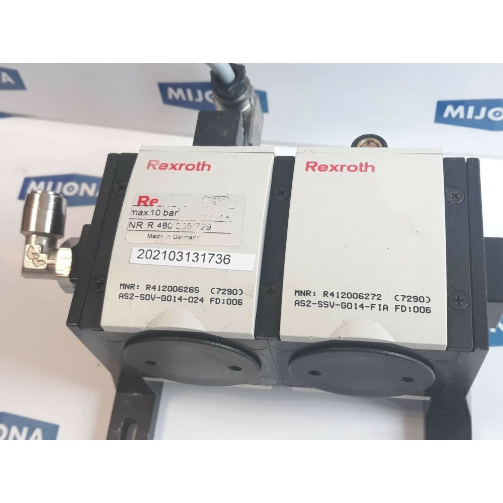 Rexroth R 480 305 729 10BAR R412006265 7290 AS2 50V G014 024 FD 006 Rexroth R 480 305 729 10BAR R412006265 7290 AS2 50V G014 024 FD 006