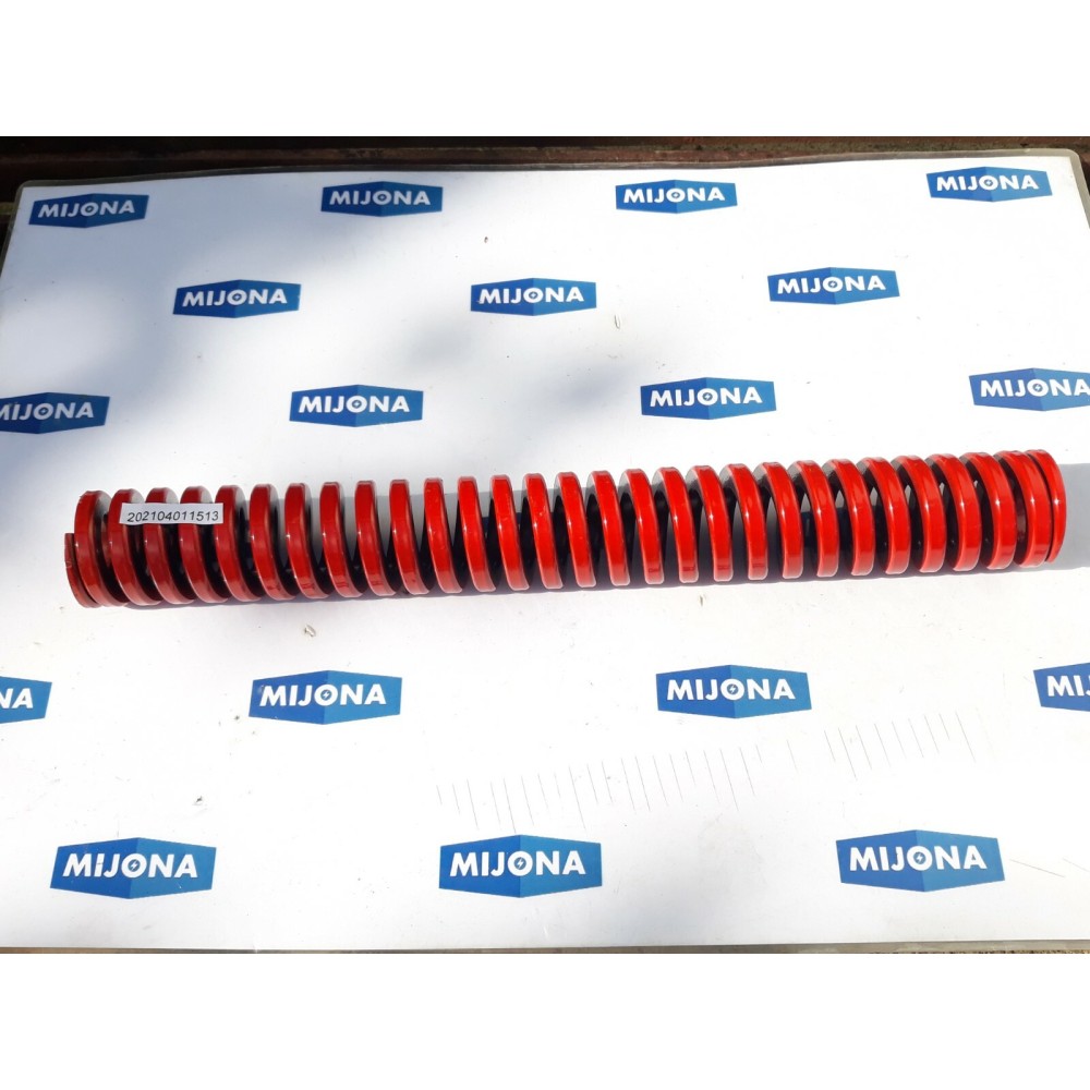 BORDIGNON XLL 2002R38303 spring Feder L=303MM red rot (new old stock) BORDIGNON XLL 2002R38303 spring Feder L=303MM red rot (new old stock)