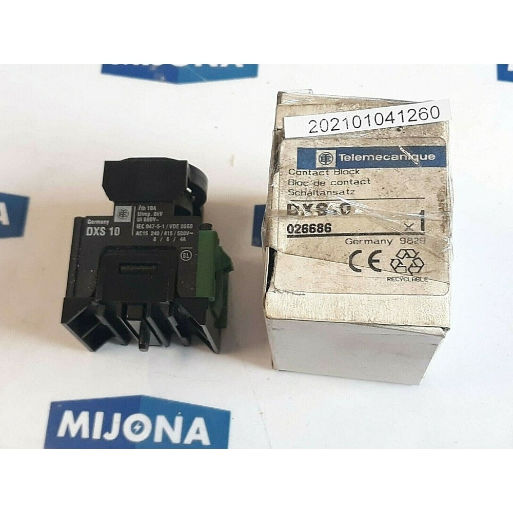 TELEMECANIQUE DXS10 CONTACT BLOCK 026686 (new old stock)