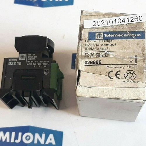 TELEMECANIQUE DXS10 CONTACT BLOCK 026686 (new old stock)