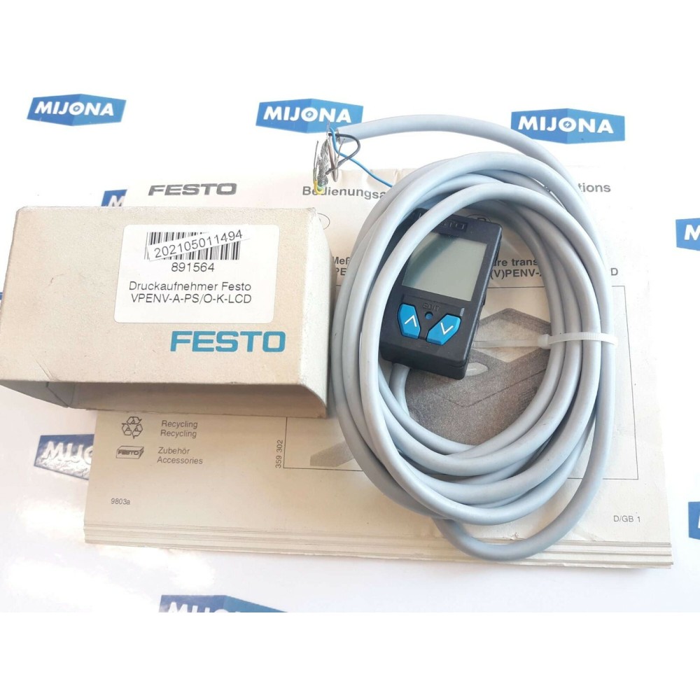 FESTO VPENV A PS O K LCD 152709 Druckaufnehmer Pressure transducer NEW OLD STOCK