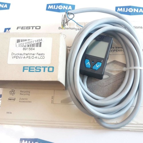 FESTO VPENV A PS O K LCD 152709 Druckaufnehmer Pressure transducer NEW OLD STOCK