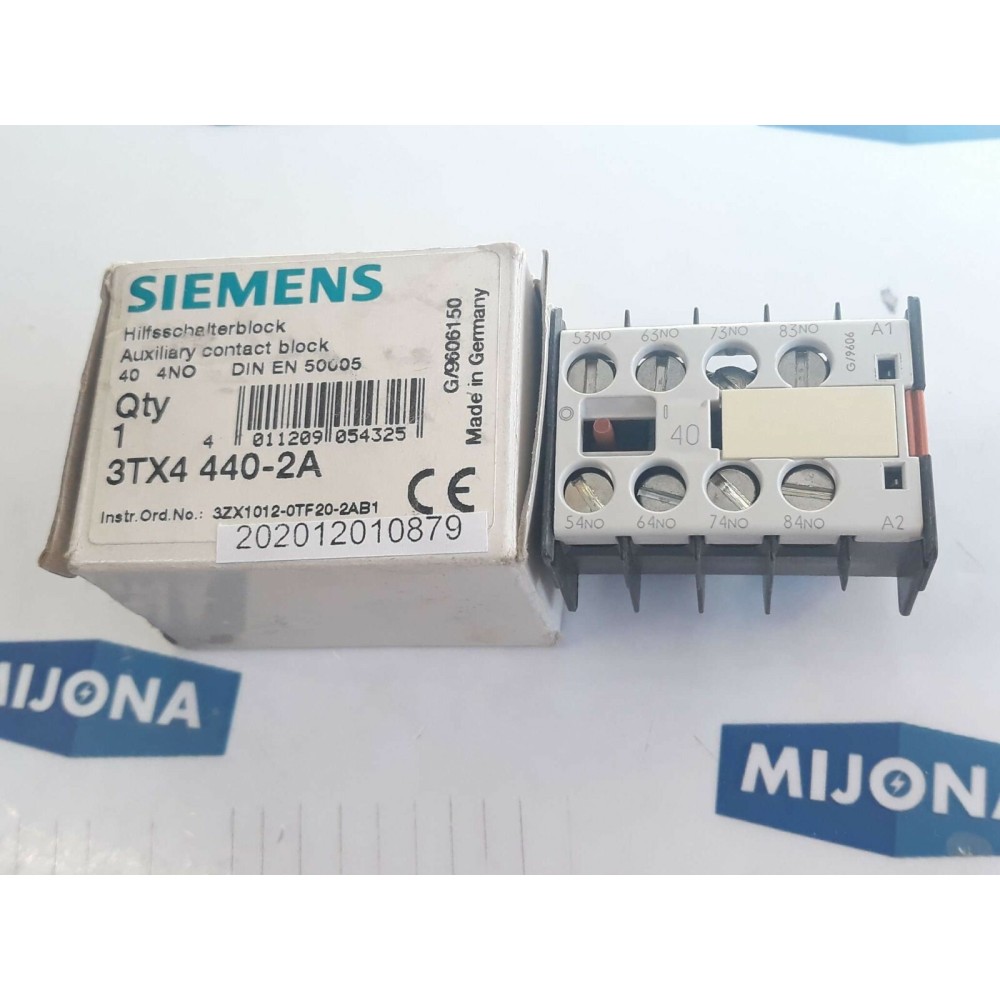 SIEMENS 3TX4 440 2A 690V 10A 240V AC15 A600 Q600 4O 4N0 230V 4A 400V 3A 500V 2A
