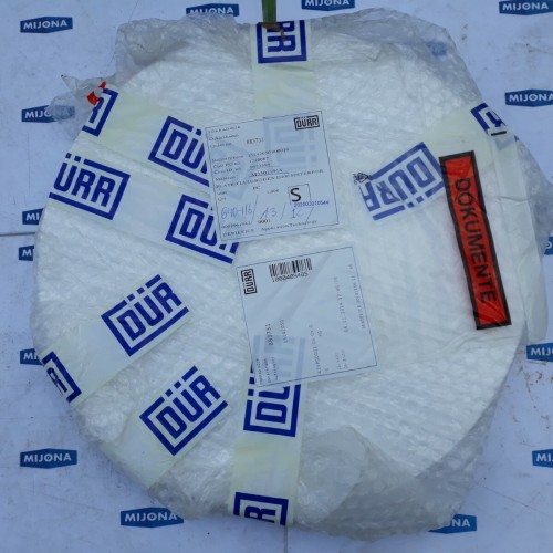 Dürr M33011914 Plate fluidboden D400 Sinterpor 9523594 883731 (new old stock)