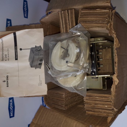 Siemens Befehlsnockenshalter spare part K 248 500V 40-60Hz 10A Siemens Befehlsnockenshalter spare part K 248 500V 40-60Hz 10A