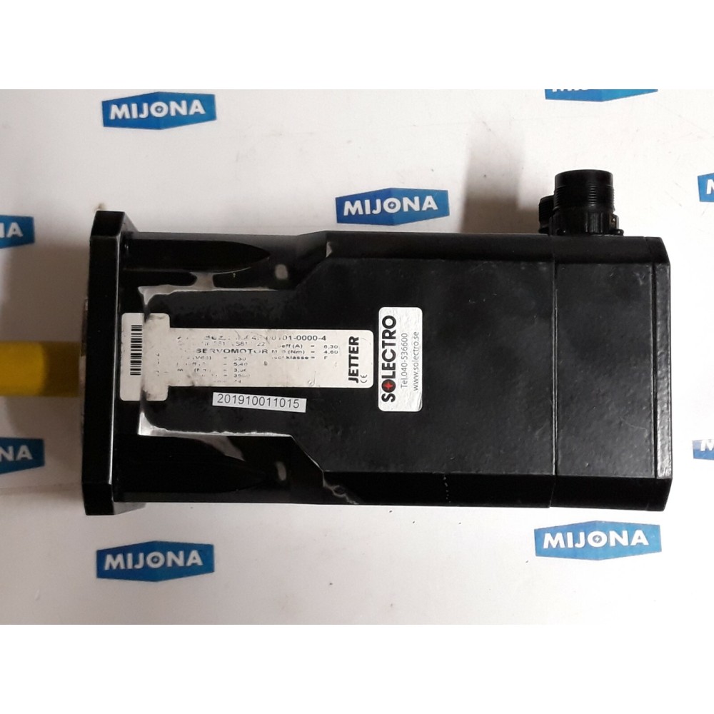 JETTER M504F-00101-0000-4 servo motor SOLECTRO