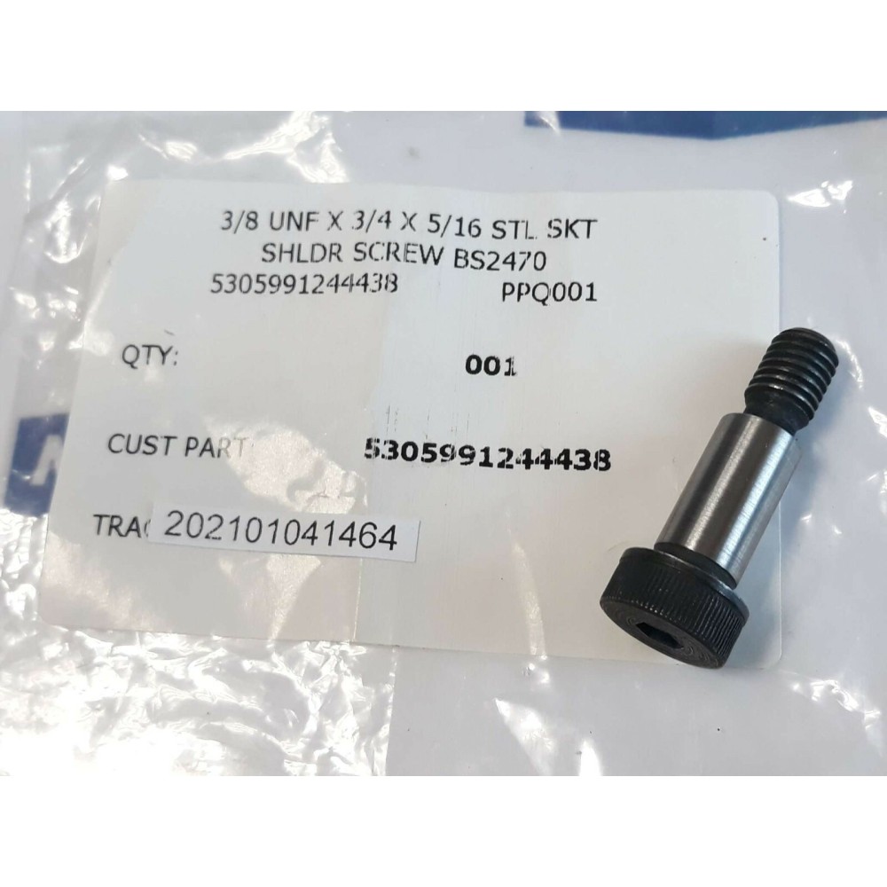 3/8 UNF X 3/4 X 5/16 STL SKT SHOULDER SCREW SOCKET BS2470 5305991244438 PPQ001 3/8 UNF X 3/4 X 5/16 STL SKT SHOULDER SCREW SOCKET BS2470 5305991244438 PPQ001