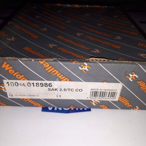 Weidmüller 018986 SAK 2.5/TC CO (Preis pro 100 Stück) Weidmüller 018986 SAK 2.5/TC CO (Preis pro 100 Stück)
