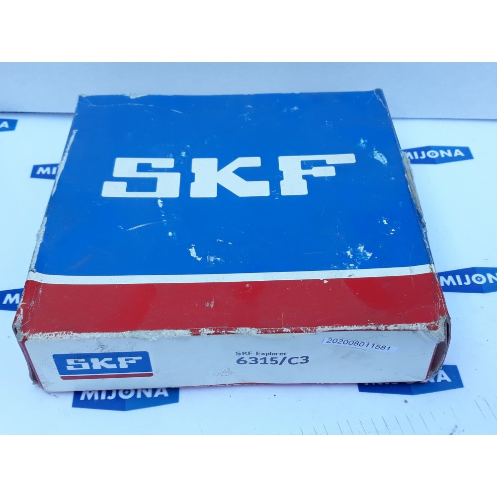 SKF EXPLORER 6315/C3 DEEP GROOVE BALL BEARING 75x160x37mm