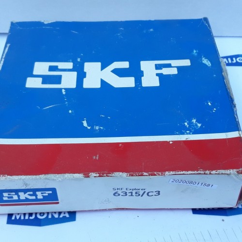 SKF EXPLORER 6315/C3 DEEP GROOVE BALL BEARING 75x160x37mm