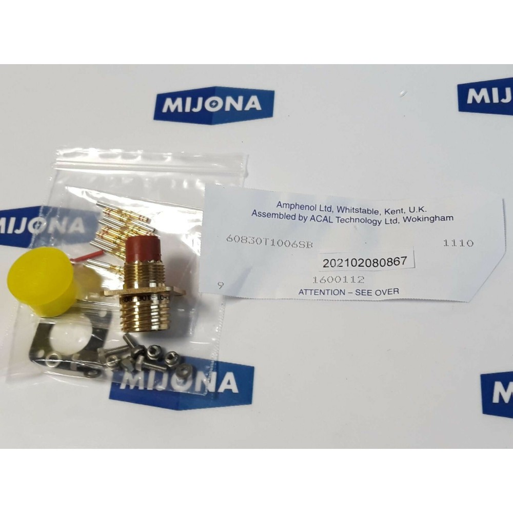 Amphenol MILITARY 60830T1006SB 1110 Connectors 1600112 608 30T 10 06SB TCX