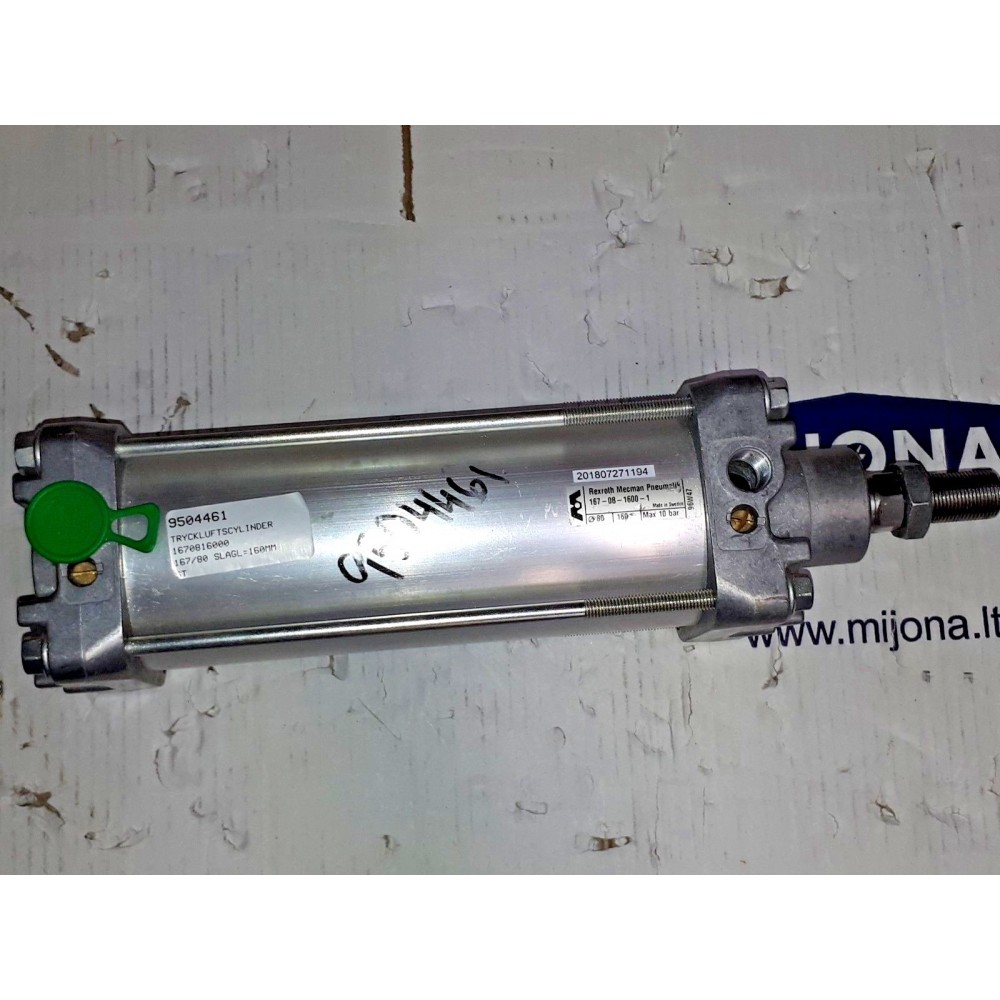 Rexroth Mecman Pneumatik 167-08-1600-1 cylinder (new old stock)