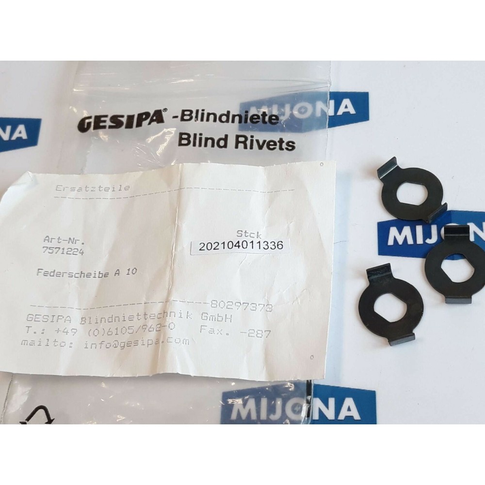 Gesipa 7571224 federscheibe A10 price for 3 psc (NEW OLD STOCK) Gesipa 7571224 federscheibe A10 price for 3 psc (NEW OLD STOCK)