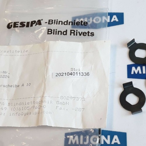 Gesipa 7571224 federscheibe  A10 price for 3 psc (NEW OLD STOCK)