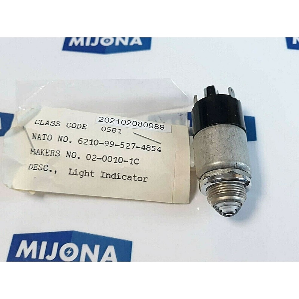 BULGIN 0581 6210 99 527 4854 CLEAR LIGHT INDICATOR (NEW OLD STOCK)
