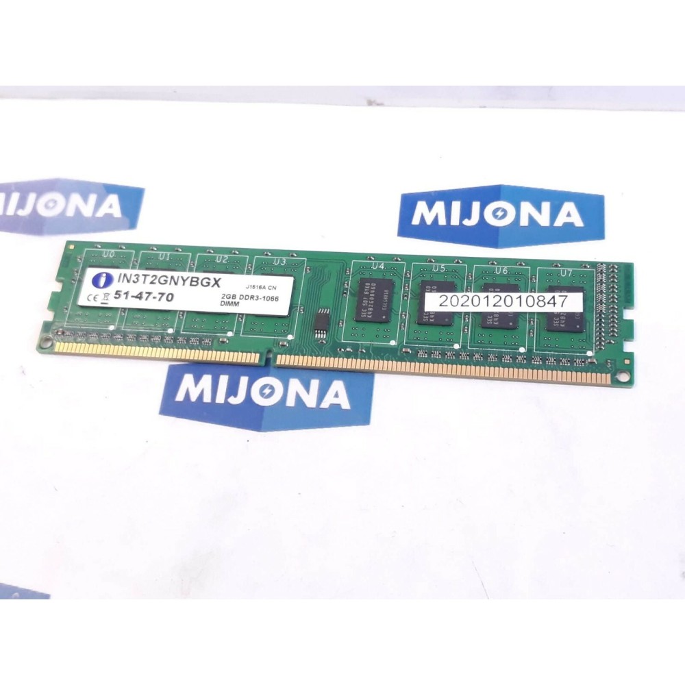 INTEGRAL IN3T2GNYBGX 51 47 70 2GB DDR3 1066 DIMM Desktop RAM (New old stock) INTEGRAL IN3T2GNYBGX 51 47 70 2GB DDR3 1066 DIMM Desktop RAM (New old stock)