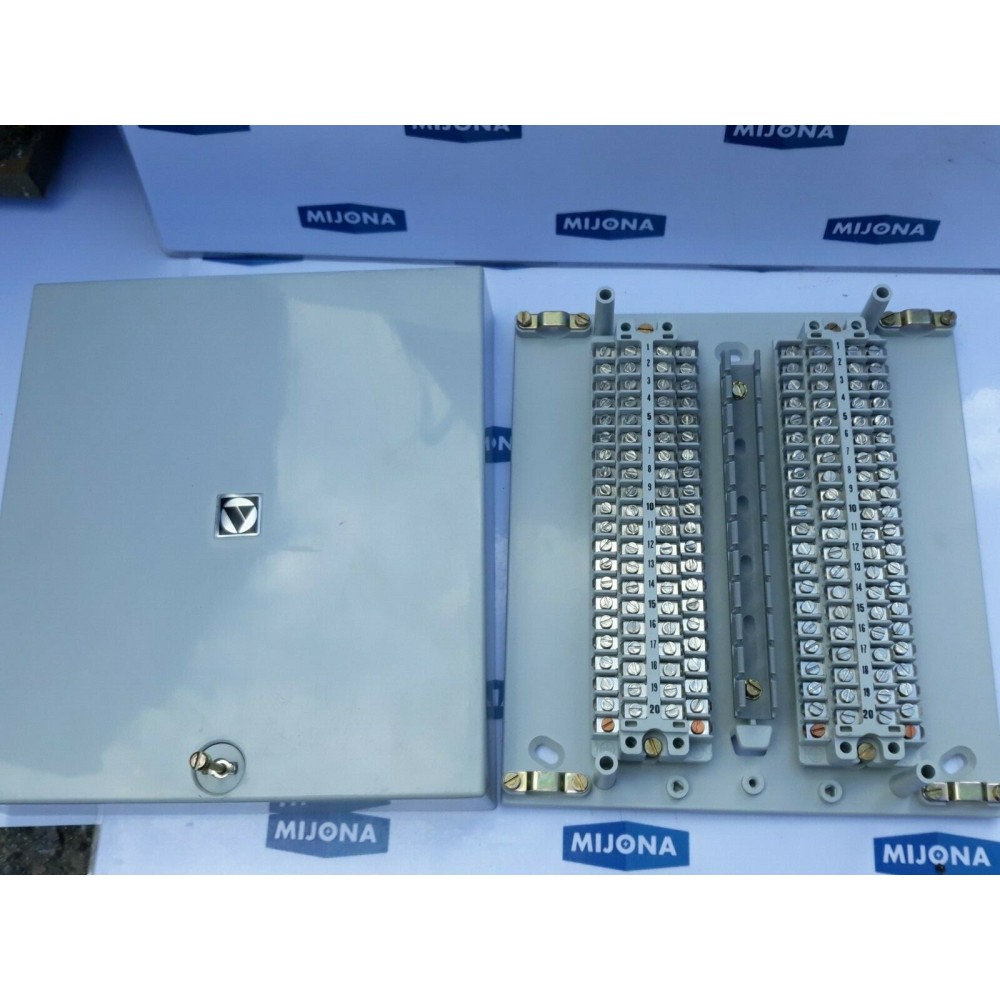 VYNCKIER 030 21492 004 ABB CONNECTING BOX FOR 40 PAIRS GREY NEW OLD STOCK