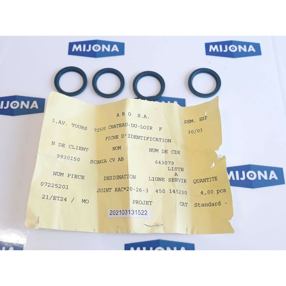 ARO WELDING 07225201 20x26x3 price for 4 psc (New old stock)