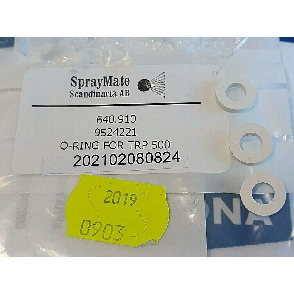 SPRAYMATE 640 910 O RING FOR TRP500 9524221 SAMES Price for 3 psc new old stock