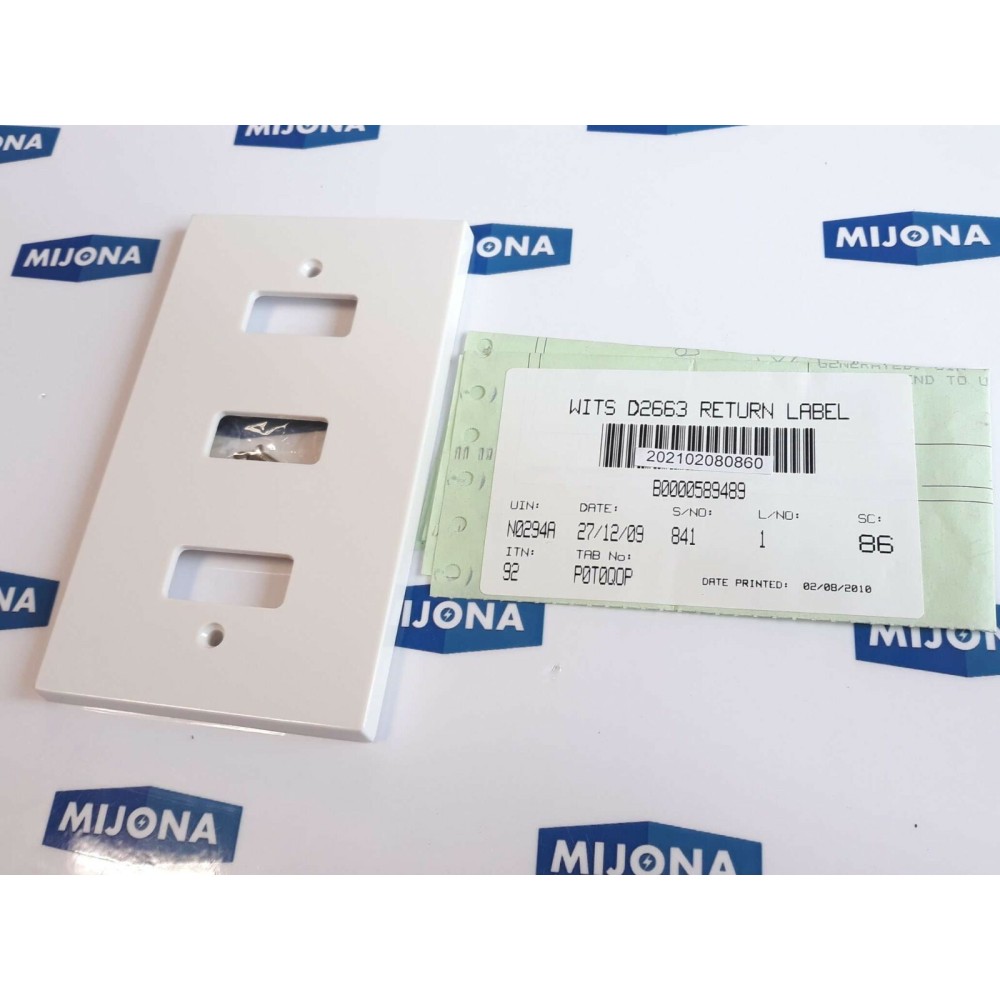 MK 3633 Moulded frontplate MK 3633 Moulded frontplate