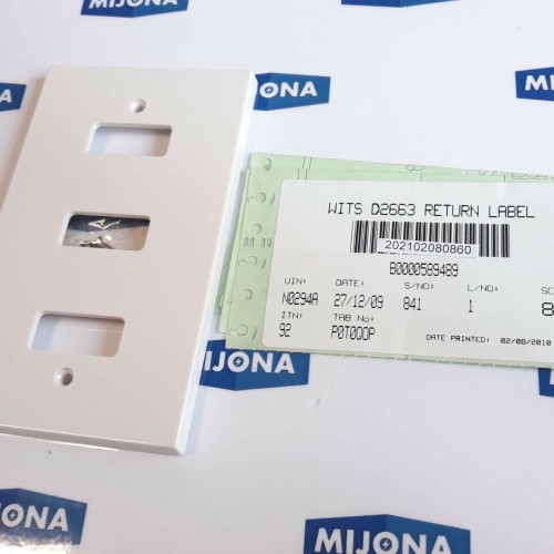 MK 3633 Moulded frontplate