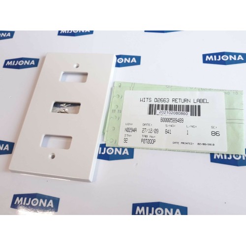 MK 3633 Moulded frontplate