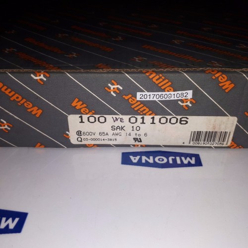 Weidmüller 011006 SAK 10 600V 65A (Preis pro 100 Stück) Weidmüller 011006 SAK 10 600V 65A (Preis pro 100 Stück)