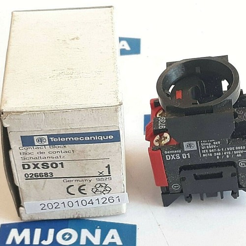 TELEMECANIQUE DXS01 CONTACT BLOCK 026683 (new old stock)