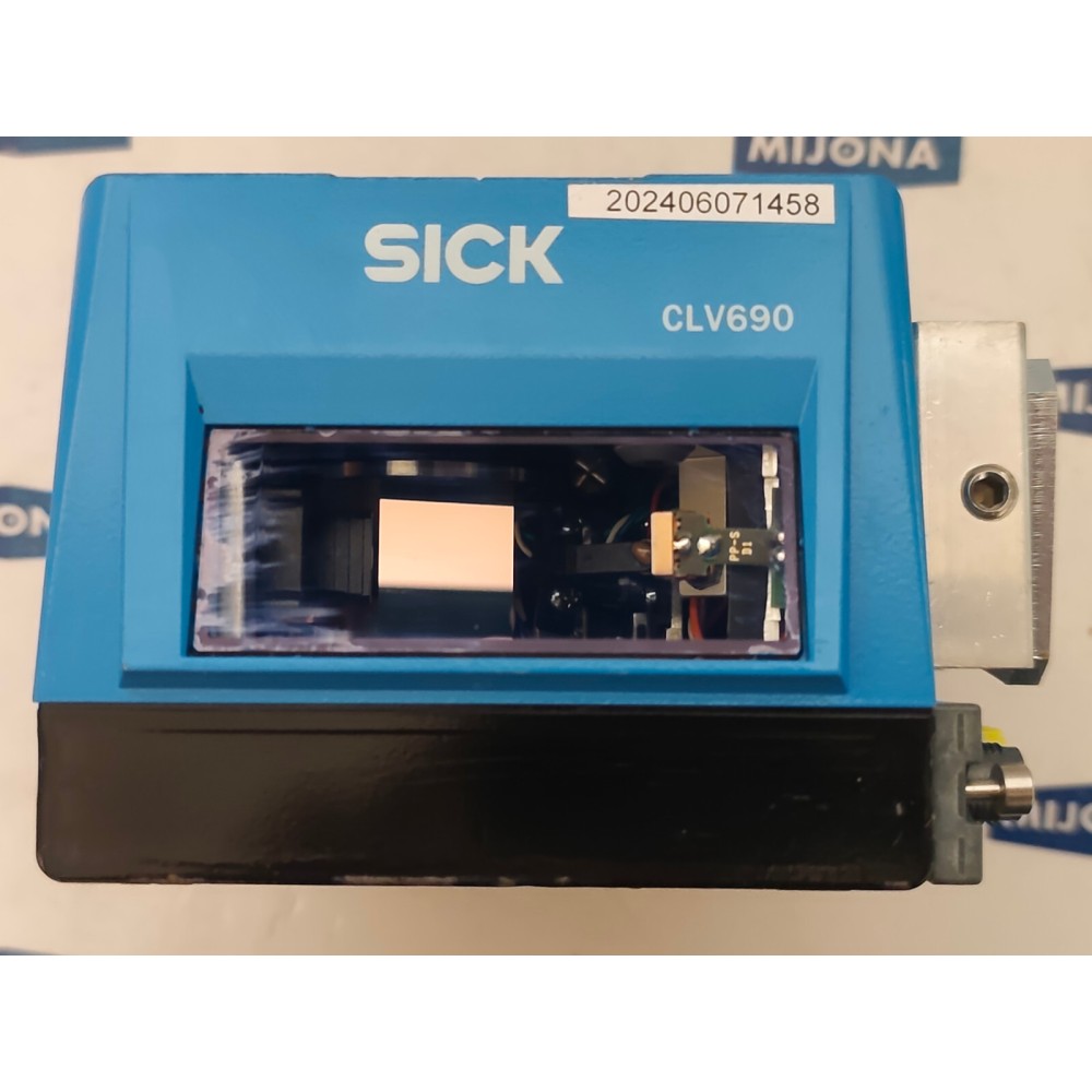 SICK CLV690 000 Fixed mount barcode scanner S/N 1420 0240 SICK CLV690 000 Fixed mount barcode scanner S/N 1420 0240