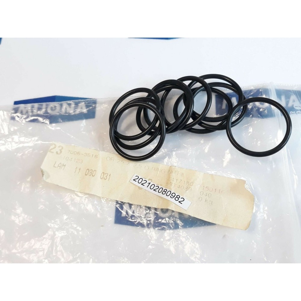 O Ring OR 25X2,5 O RING NITRIL 7006 3616 LAM 11 080 031 PRICE FOR 10PSC 7417180 O Ring OR 25X2,5 O RING NITRIL 7006 3616 LAM 11 080 031 PRICE FOR 10PSC 7417180