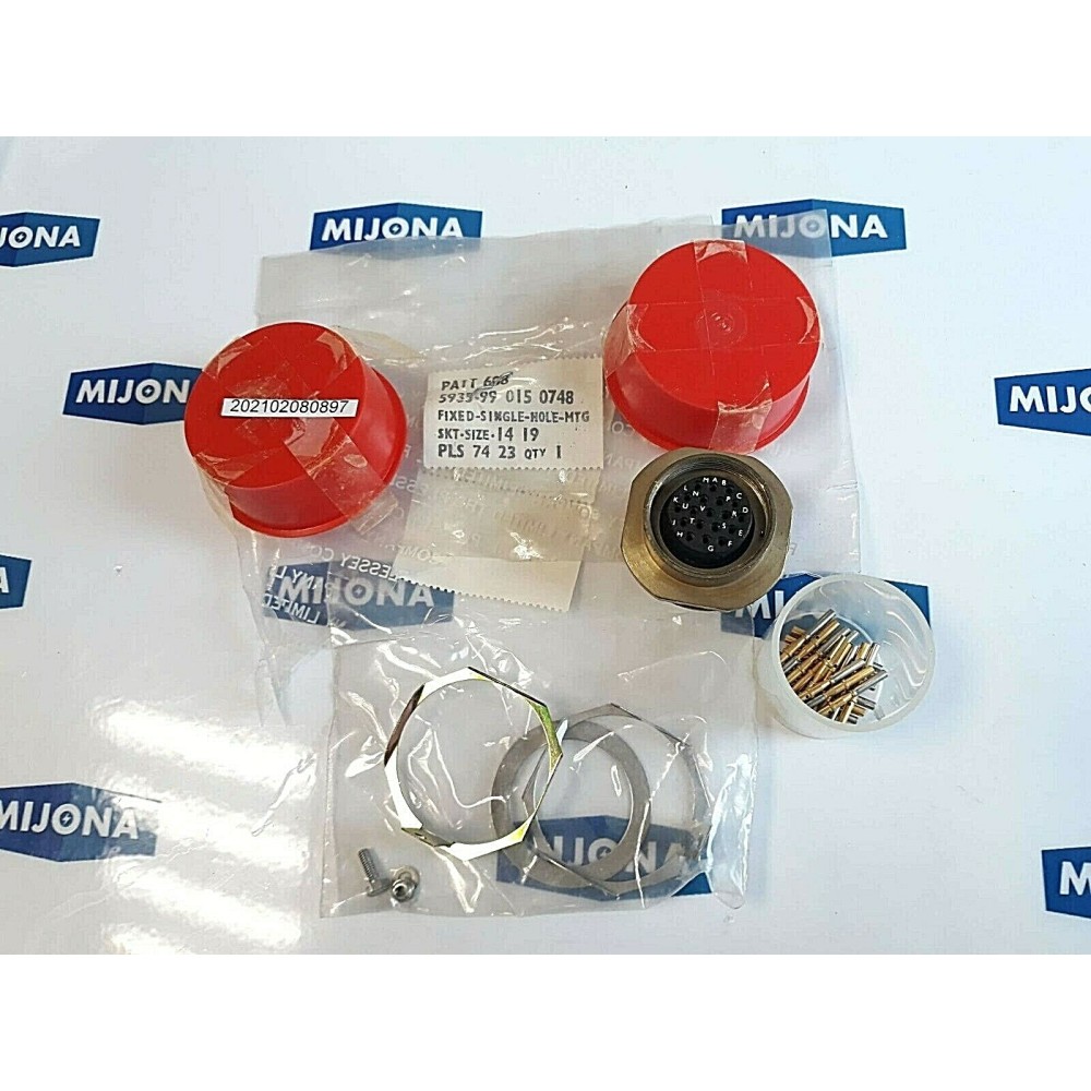 Plessey 015 0748 PLS 74 23 CONNECTOR 5935 99 015 0748 PLS7423 NEW OLD STOCK