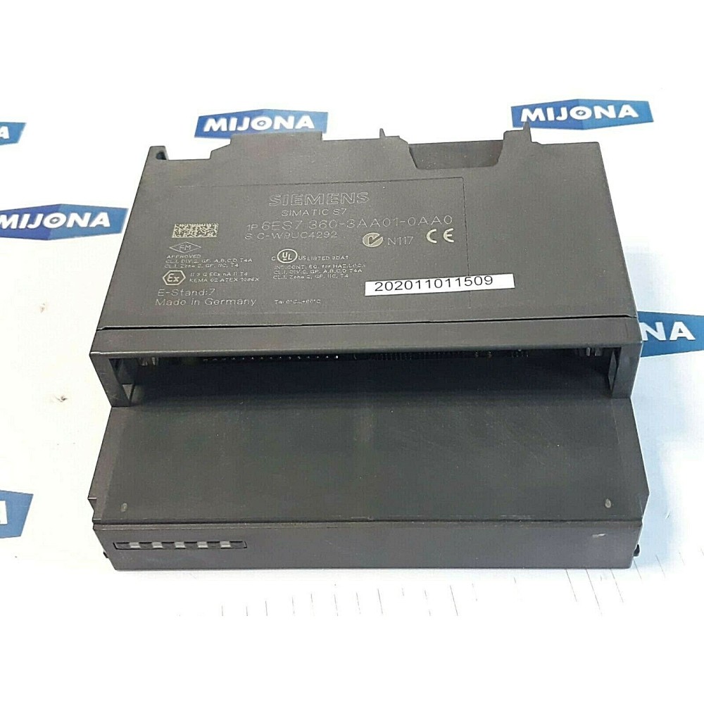 SIEMENS simatic S7 6ES7 360 3AA01 0AA0 MODULE 6ES7360-3AA01-0AA0